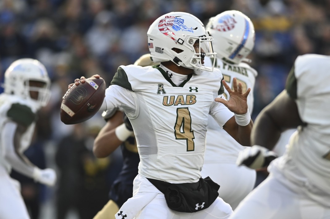 uab blazers qb jacob zeno