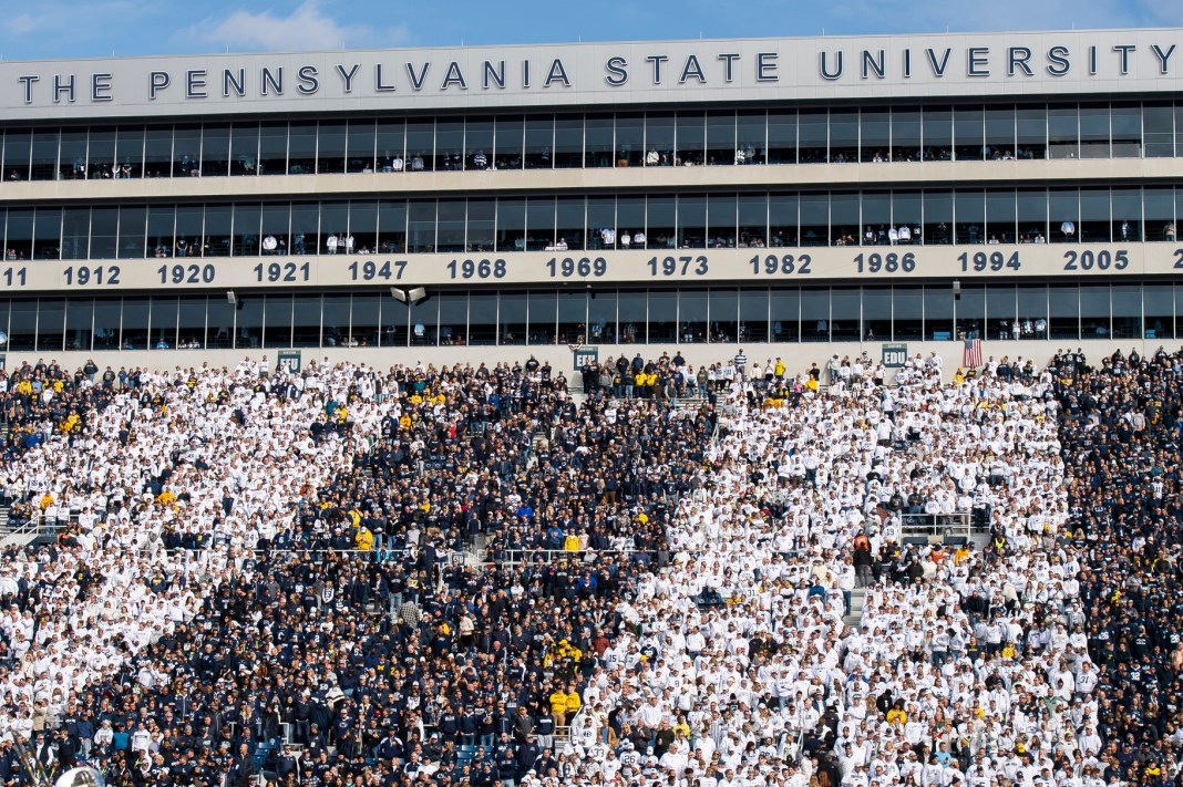 penn state university stripe out