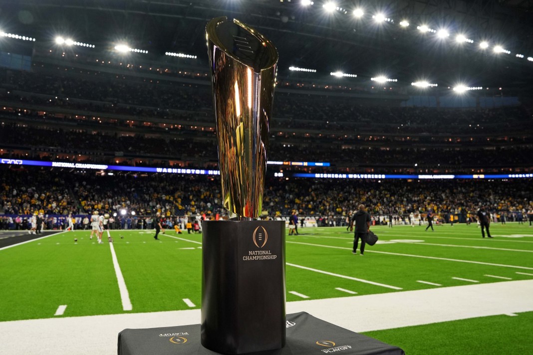 college football playoff national championship trophy