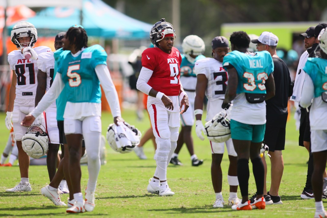 dolphins falcons practice preseason