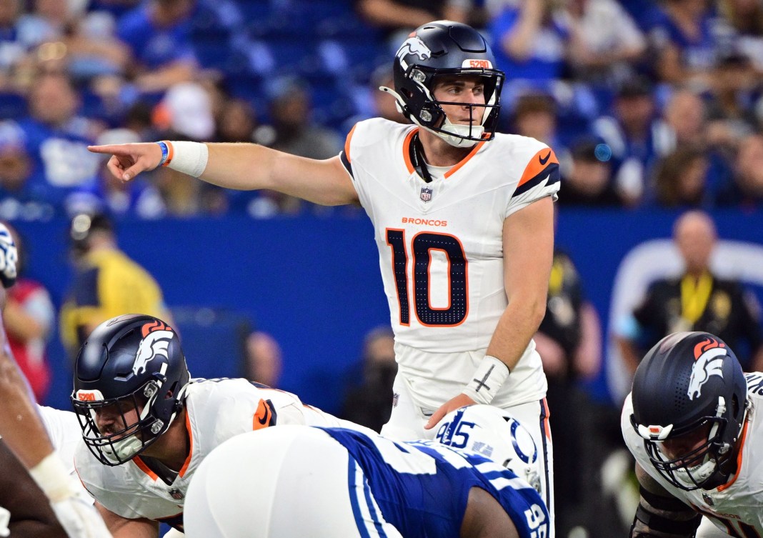 bo nix of the denver broncos