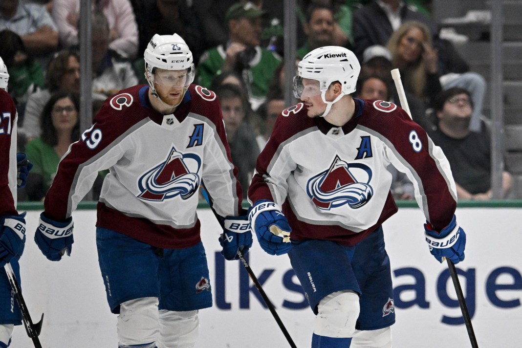 nathan mackinnon and cale makar colorado avalanche