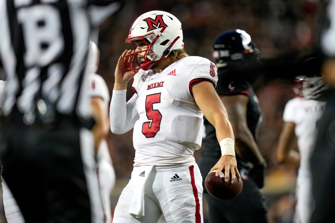 brett gabbert miami of ohio qb mac championship game