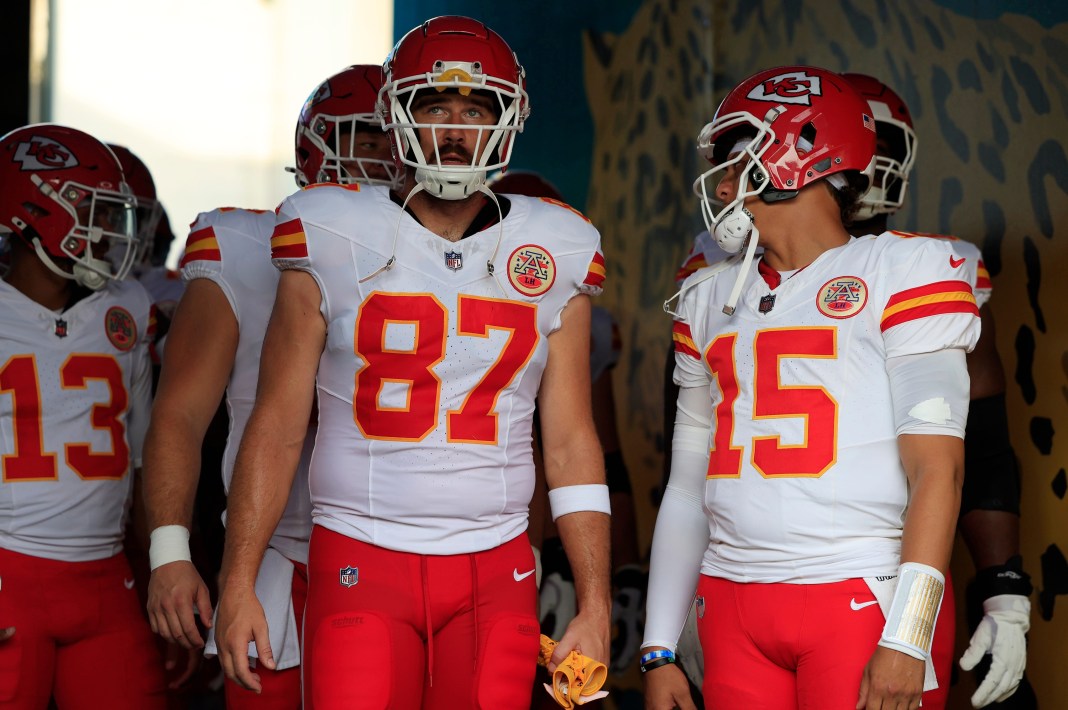 Travis Kelce and Patrick Mahomes look to win their fourth Super Bowl championship together on Sunday, continuing their dominant partnership for the Kansas City Chiefs